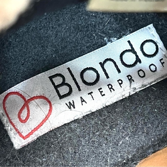 Blondo Devin Camel Suede Waterproof Sherpa Lined Casual Hiking Boots Womens 8 - Picture 14 of 15